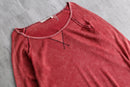 2000s raglan sleeve rayon knit