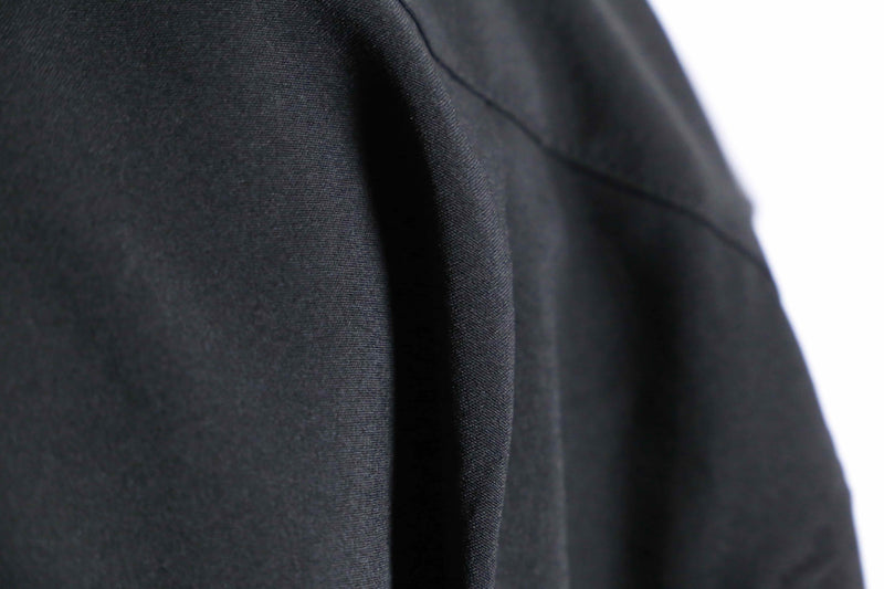 "PRONTI" leather switch stripe print shirts