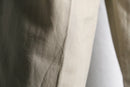 "SAXONY "extreme wide linen blend slacks