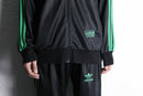 "adidas" green×black track set up
