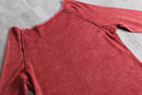 2000s raglan sleeve rayon knit