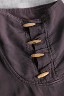 stand collar distortion pullover