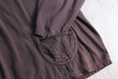 stand collar distortion pullover
