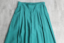 emerald green rayon easy wide pants