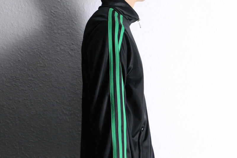 "adidas" green×black track set up