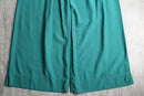 emerald green rayon easy wide pants