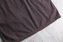 stand collar distortion pullover