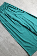 emerald green rayon easy wide pants