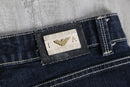 "ARMANI JEANS"dark indigo flare denim