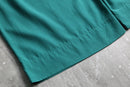 emerald green rayon easy wide pants