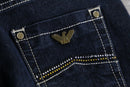 "ARMANI JEANS"dark indigo flare denim