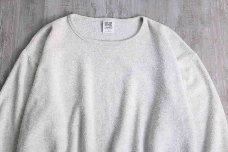 “Russell Athletic" short pile sweat