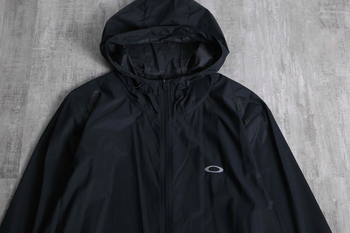 2000s OAKLEY nylon zip jacket