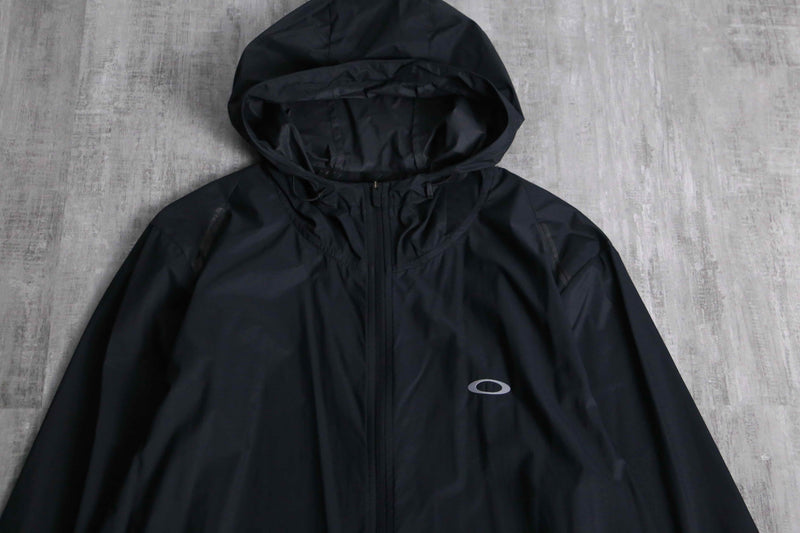 2000s OAKLEY nylon zip jacket