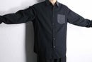 “GUESS” switch design cotton shirt