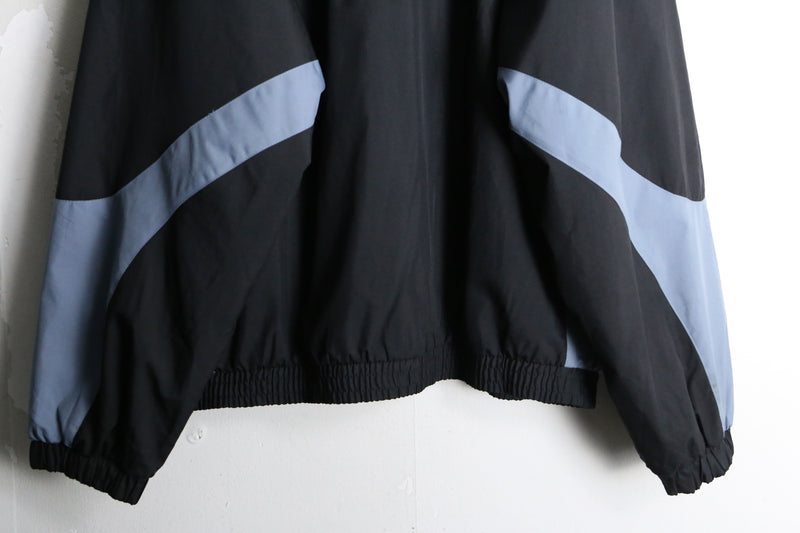 "FILA" dark tone high neck loose track jacket