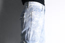 bleach×stripe design wide cargo denim pants