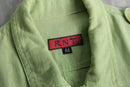 lime green linen jacket