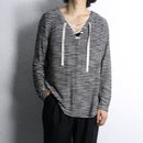 border lace-up cut and sewn