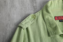 lime green linen jacket
