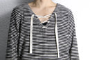 border lace-up cut and sewn