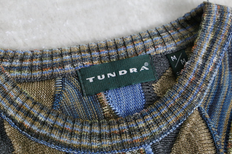 “TUNDRA” dull color 3D design knit