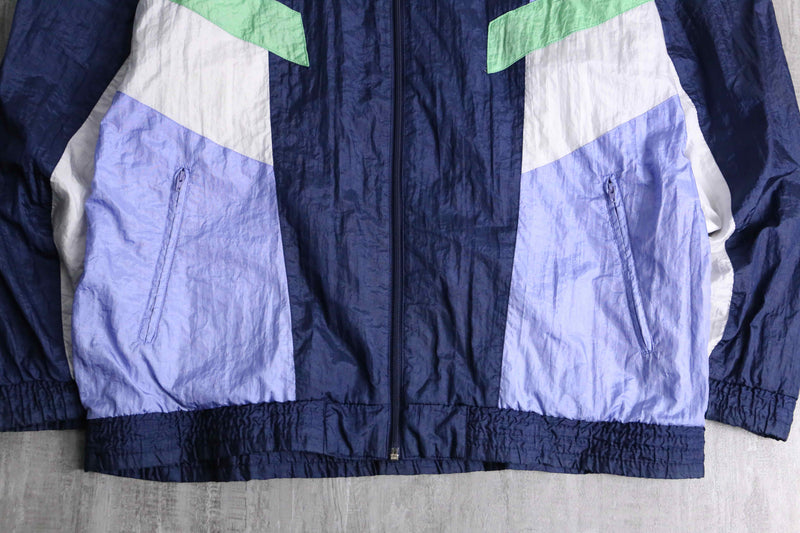 90's “adidas” nylon track jacket