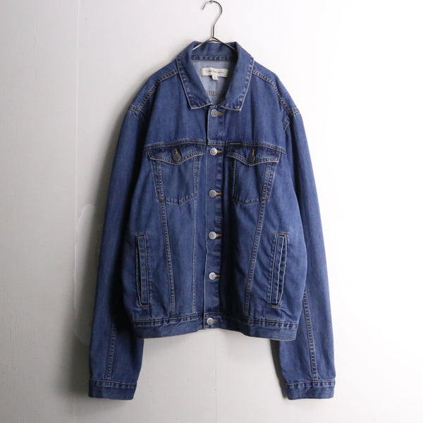 "calvin klein jeans" indigo denim jacket