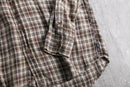1990-00s ARMANI EXCHANGE check linen shirt