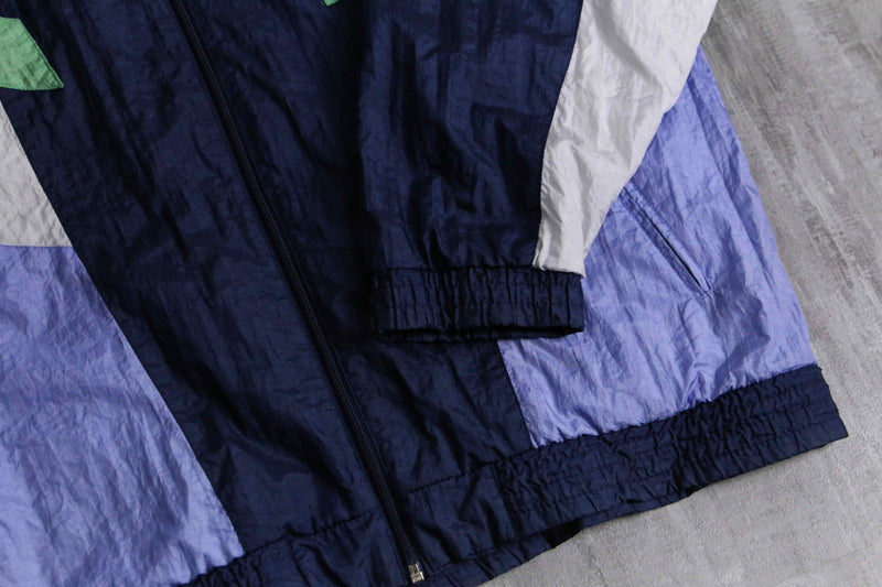 90's “adidas” nylon track jacket