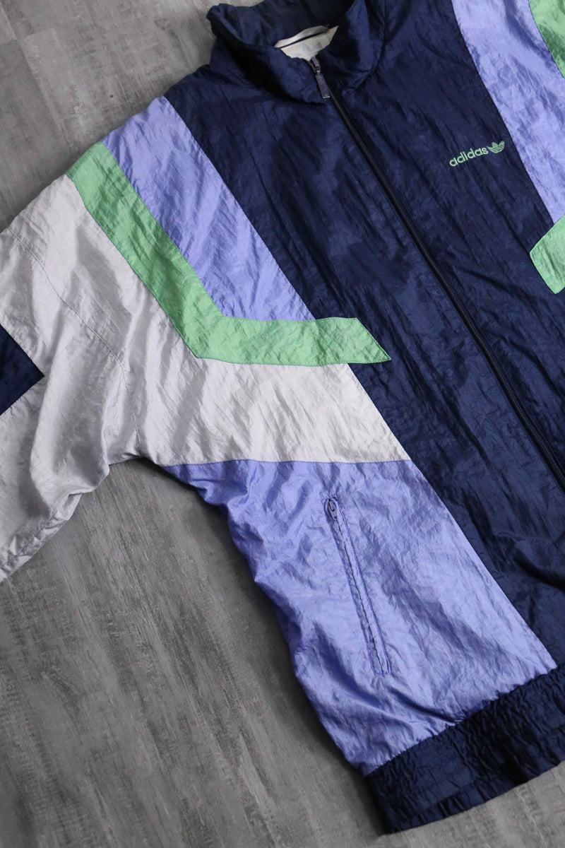90's “adidas” nylon track jacket