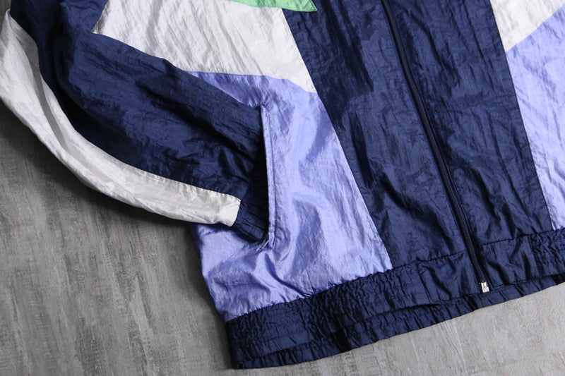 90's “adidas” nylon track jacket