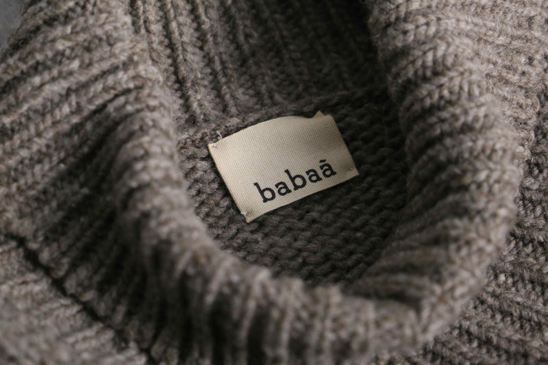 babaa wool turtleneck knit