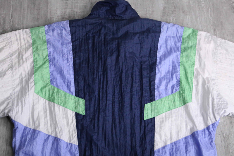 90's “adidas” nylon track jacket