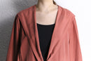 ”BF” pink hoodie silk jacket