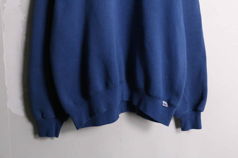 "Russell athletic" sax blue cotton & poly sweat