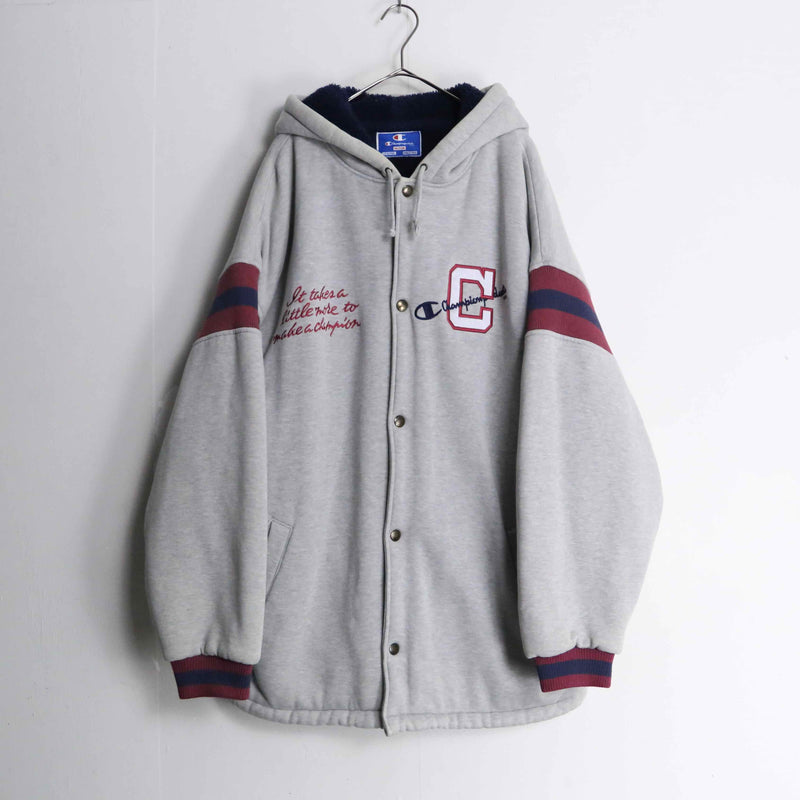 "Champion" boa&quilting liner sweat blouson