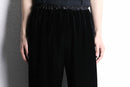 black velour easy pants