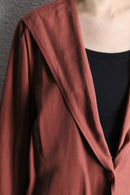 ”BF” pink hoodie silk jacket