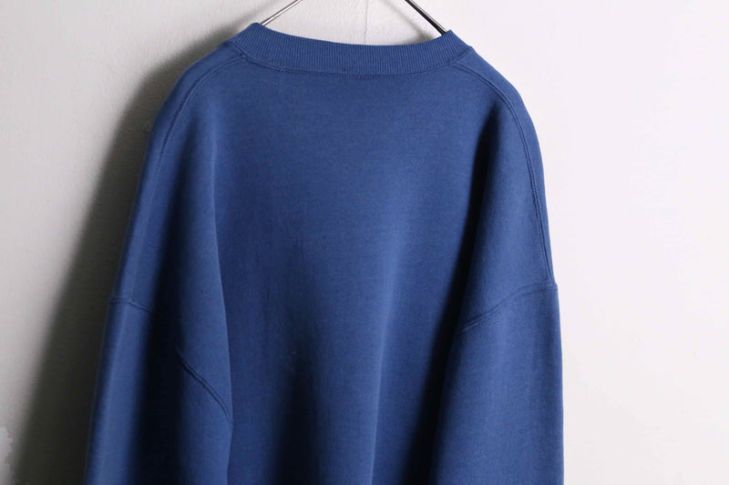 "Russell athletic" sax blue cotton & poly sweat