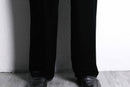 black velour easy pants