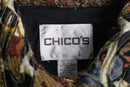 “CHICO'S” full pattern patchwork gobelin jacket