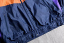 “NIKE” navy orange purple nylon jacket