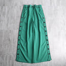 emerald green piping easy flare slacks