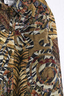“CHICO'S” full pattern patchwork gobelin jacket