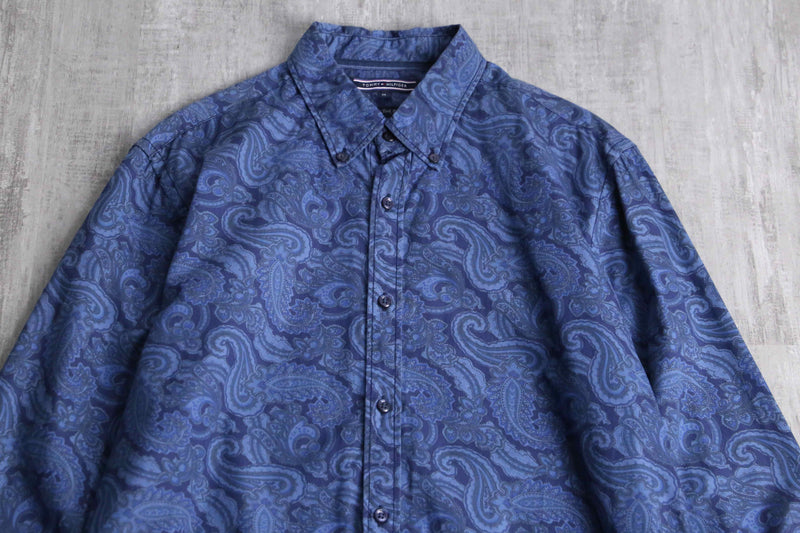 “TOMMY” paisley pattern cotton shirt