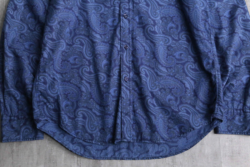 “TOMMY” paisley pattern cotton shirt