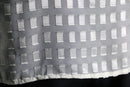 pure white pattern sheer L/S shirt
