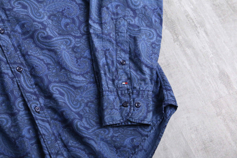 “TOMMY” paisley pattern cotton shirt