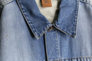 “SEAN JOHN” fade indigo loose denim jacket